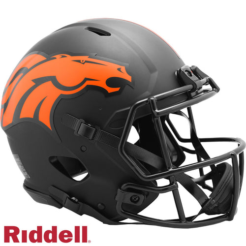 Denver Broncos Helmet Riddell Authentic Full Size Speed Style Eclipse Alternate - Riddell