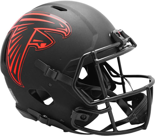 Atlanta Falcons Helmet Riddell Authentic Full Size Speed Style Eclipse Alternate - Riddell