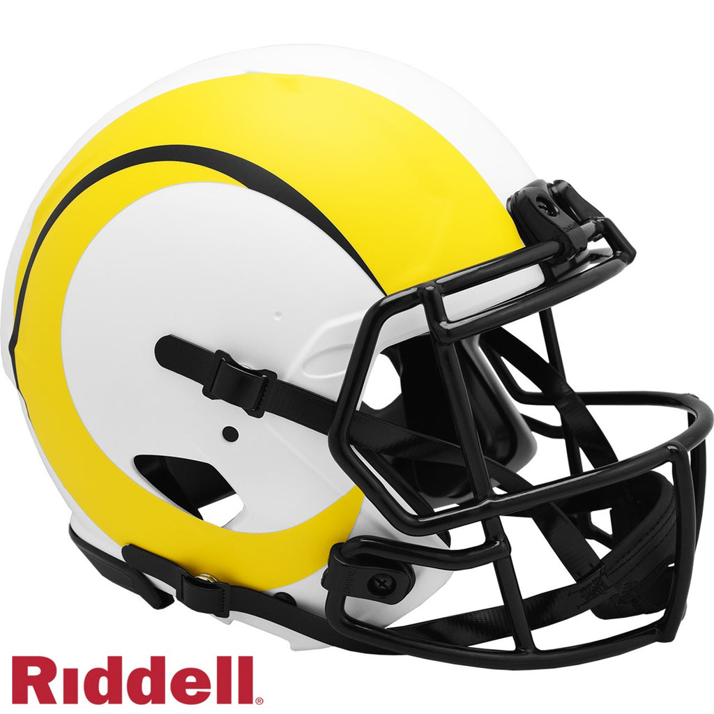 Los Angeles Rams Helmet Riddell Authentic Full Size Speed Style Lunar Eclipse Alternate -