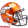 Denver Broncos Helmet Riddell Authentic Full Size Speed Style FLASH Alternate - Riddell