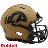 Los Angeles Rams Helmet Riddell Replica Mini Speed Style Salute To Service 2023 - Riddell