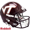 Virginia Tech Hokies Helmet Riddell Replica Full Size Speed Style Maroon - Special Order - Riddell