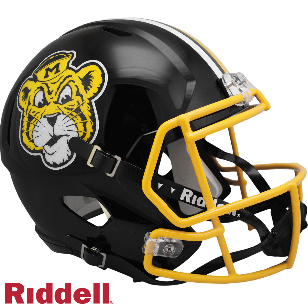 Missouri Tigers Helmet Riddell Replica Full Size Speed Style Sailor Tiger - Riddell