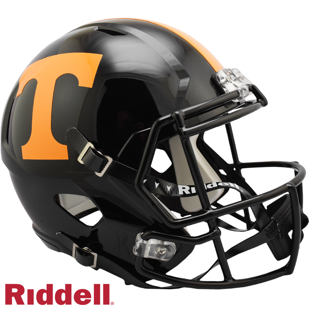 Tennessee Volunteers Helmet Riddell Replica Full Size Speed Style Dark Mode - Riddell