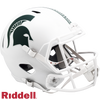 Michigan State Spartans Helmet Riddell Replica Full Size Speed Style White - Riddell