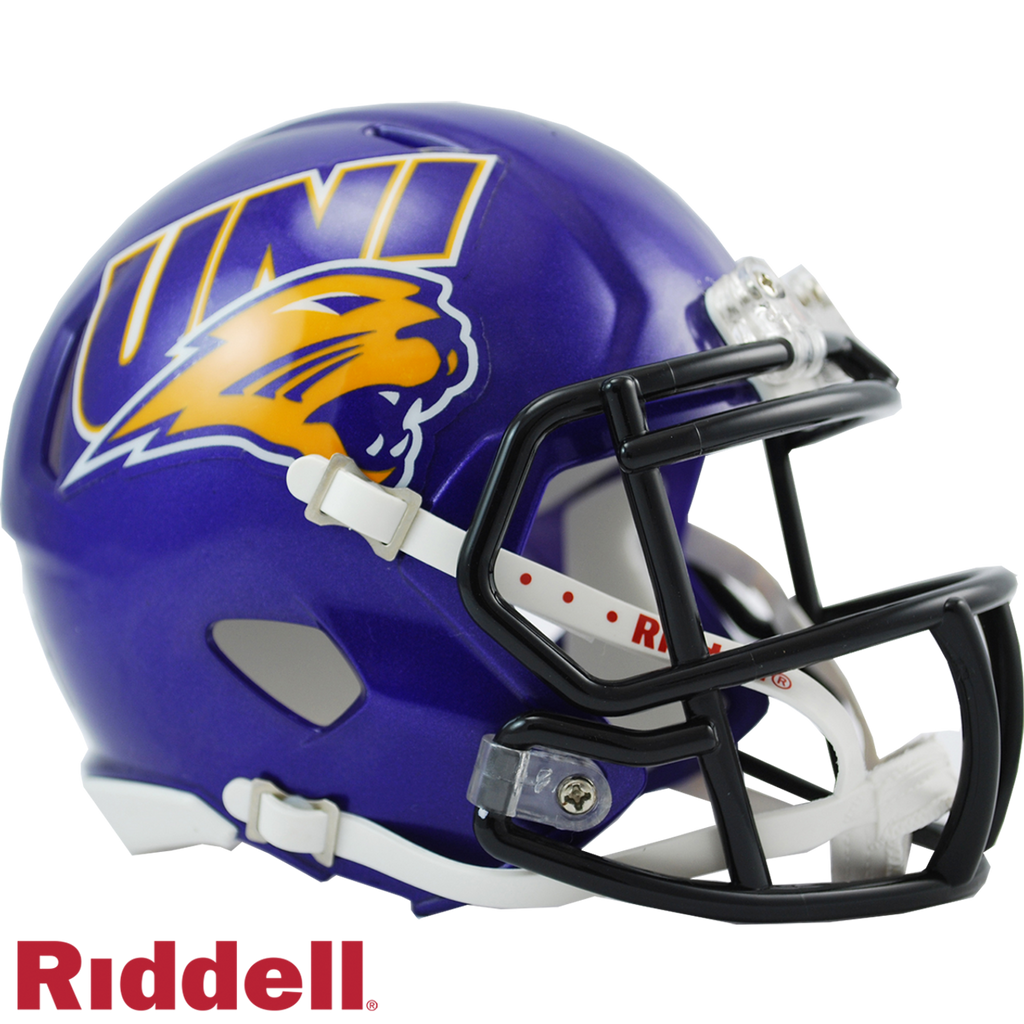 Northern Iowa Panthers Helmet Riddell Replica Mini Speed Style - Riddell