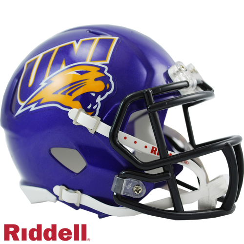 Northern Iowa Panthers Helmet Riddell Replica Mini Speed Style - Riddell