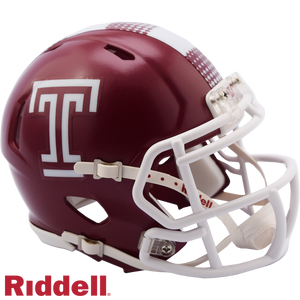 Temple Owls Helmet Riddell Replica Mini Speed Style - Riddell