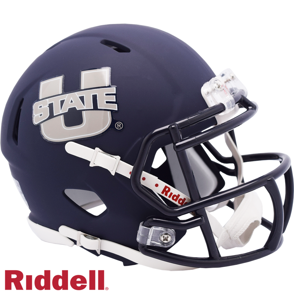 Utah State Aggies Helmet Riddell Replica Mini Speed Style - Riddell