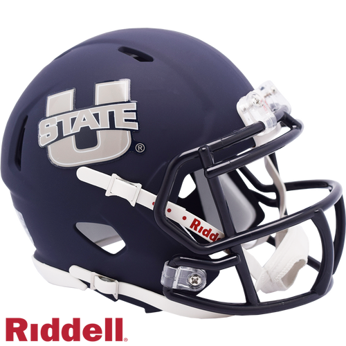 Utah State Aggies Helmet Riddell Replica Mini Speed Style - Riddell