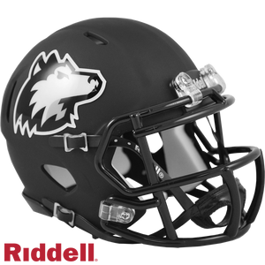 Northern Illinois Huskies Helmet Riddell Replica Mini Speed Style Matte Black - Riddell