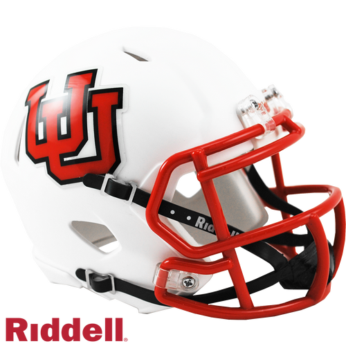 Utah Utes Helmet Riddell Replica Mini Speed Style Throwback - Riddell
