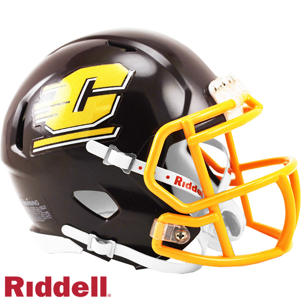 Central Michigan Chippewas Helmet Riddell Replica Mini Speed Style - Riddell