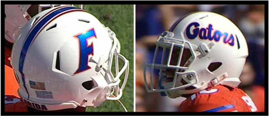 Florida Gators Helmet Riddell Replica Mini Speed Style 2015 White - Riddell