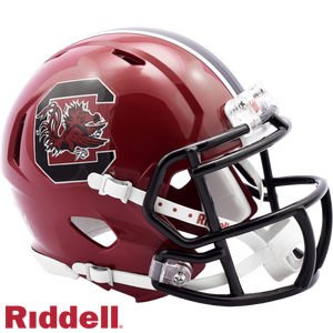 South Carolina Gamecocks Helmet Riddell Replica Mini Speed Style Cardinal - Riddell