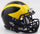 Michigan Wolverines Helmet Riddell Replica Mini Speed Style Painted Design - Riddell