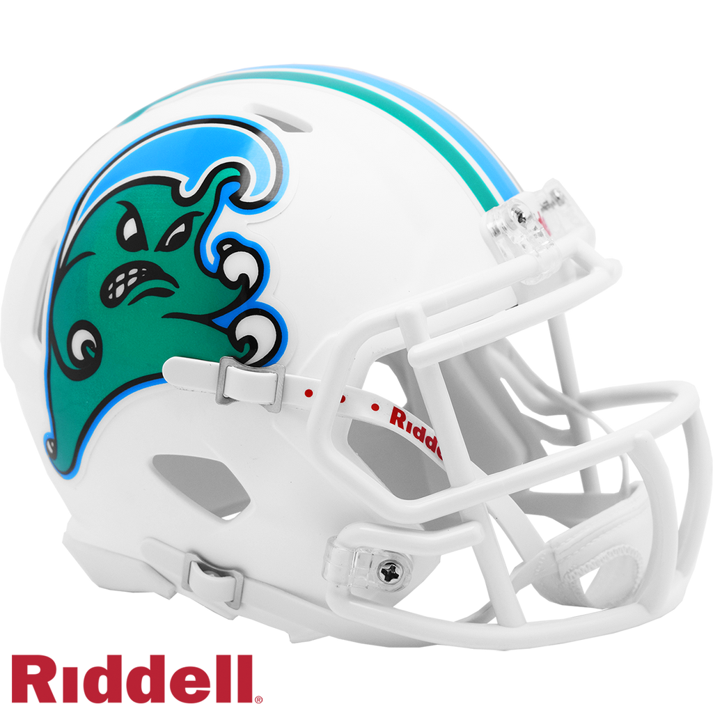 Tulane Green Wave Helmet Riddell Replica Mini Speed Style - Riddell