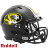 Missouri Tigers Helmet Riddell Replica Mini Speed Style Black - 6.5