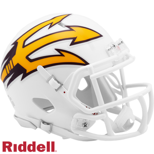 Arizona State Sun Devils Helmet Riddell Replica Mini Speed Style White - Riddell