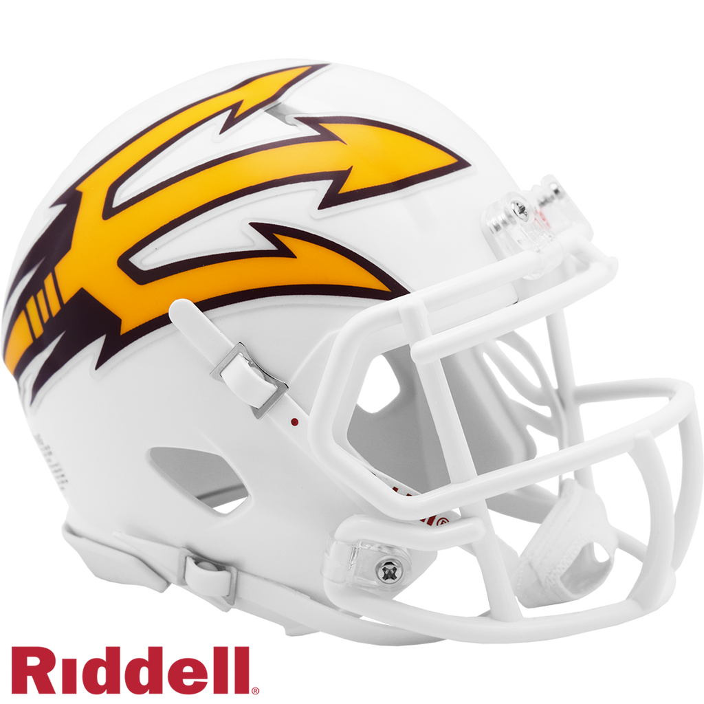 Arizona State Sun Devils Helmet Riddell Replica Mini Speed Style White - Riddell
