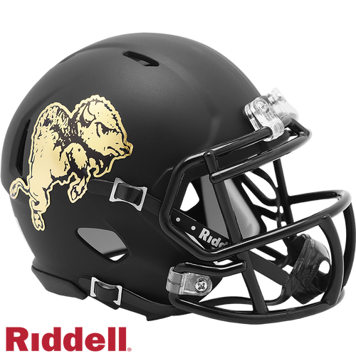 Colorado Buffaloes Helmet Riddell Replica Mini Speed Style Chrome Alternate - Riddell