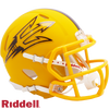 Arizona State Sun Devils Helmet Riddell Replica Mini Speed Style Gold - Riddell