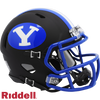 BYU Cougars Helmet Riddell Replica Mini Speed Style Matte Black 2020 - Riddell