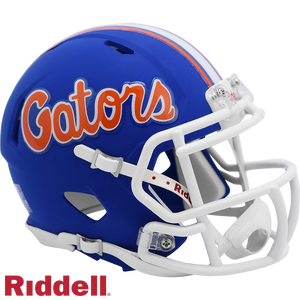 Florida Gators Helmet Riddell Replica Mini Speed Style Blue - Riddell