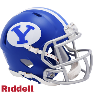 BYU Cougars Helmet Riddell Replica Mini Speed Style Royal - Riddell