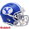 BYU Cougars Helmet Riddell Replica Mini Speed Style Royal - Riddell