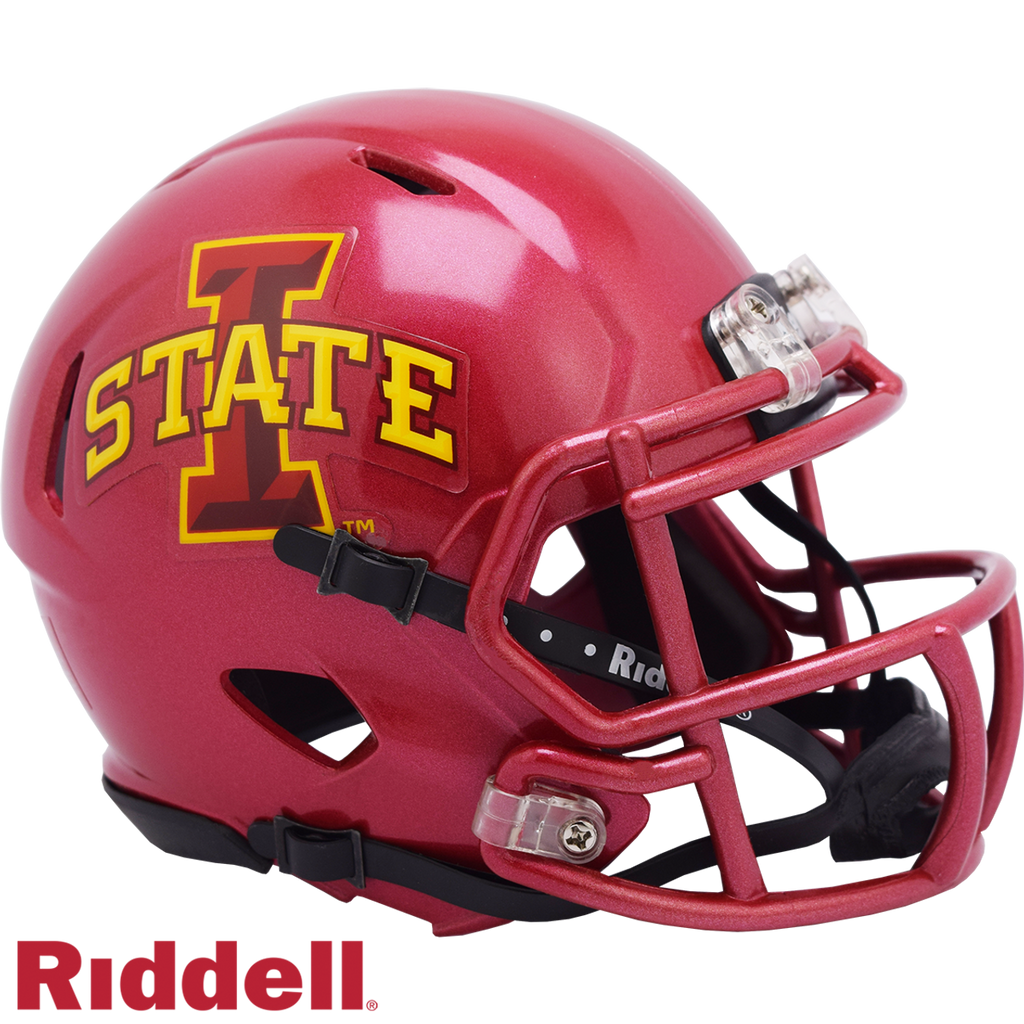 Iowa State Cyclones Helmet Riddell Replica Mini Speed Style Cardinal - 7.5