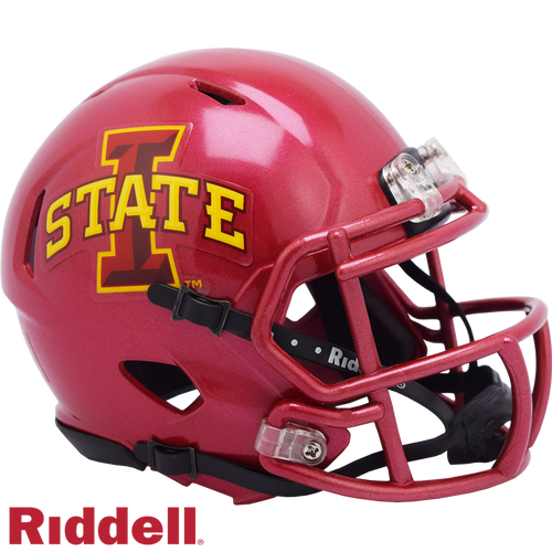 Iowa State Cyclones Helmet Riddell Replica Mini Speed Style Cardinal - Riddell