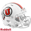 Utah Utes Helmet Riddell Replica Mini Speed Style White - Riddell