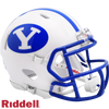 BYU Cougars Helmet Riddell Replica Mini Speed Style White - Riddell