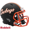 Oklahoma State Cowboys Helmet Riddell Replica Mini Speed Style Cowboys Script - Riddell