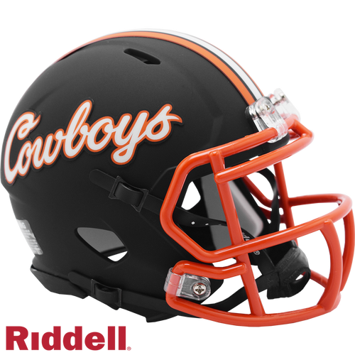 Oklahoma State Cowboys Helmet Riddell Replica Mini Speed Style Cowboys Script - Riddell