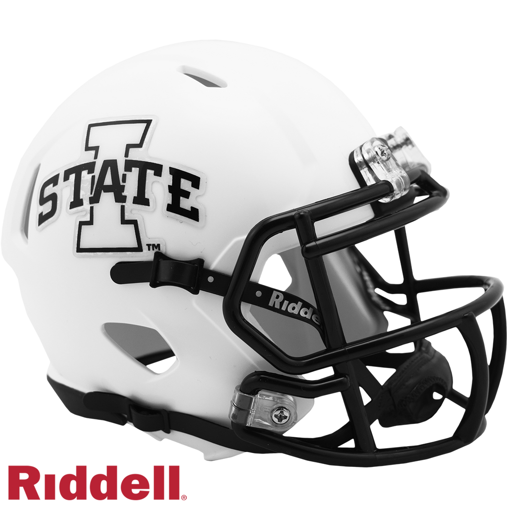 Iowa State Cyclones Helmet Riddell Replica Mini Speed Style White - Riddell