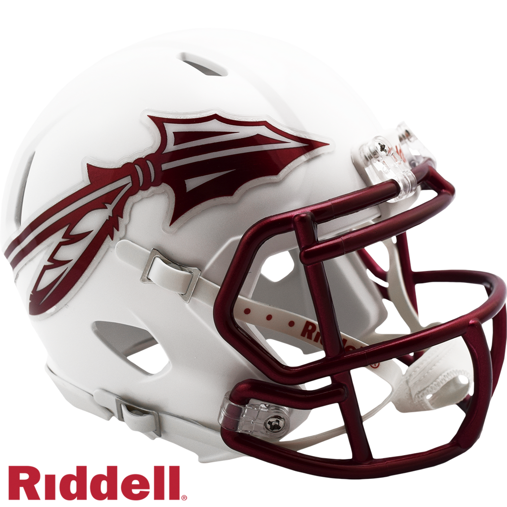 Florida State Seminoles Helmet Riddell Replica Mini Speed Style White 2023 - Riddell