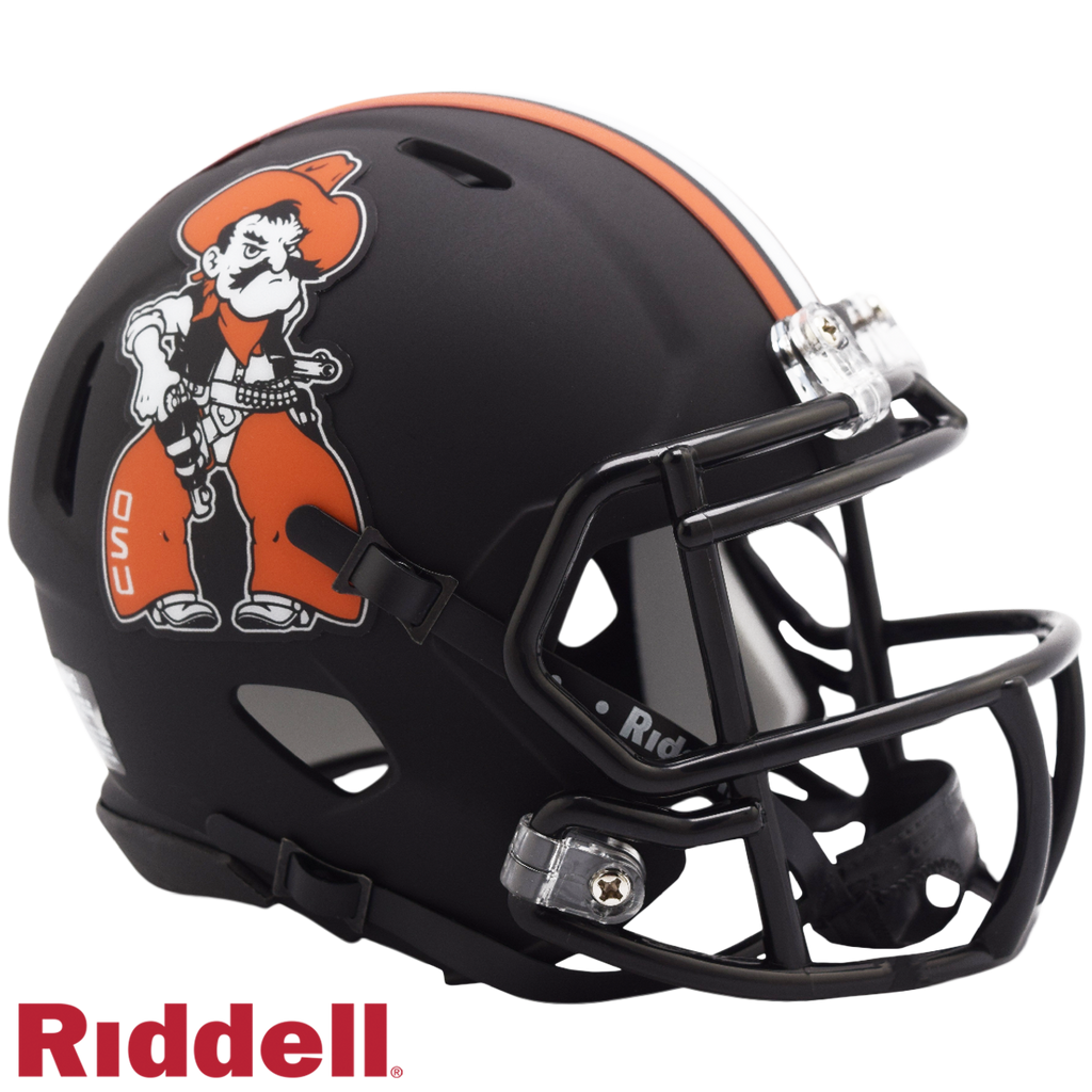 Oklahoma State Cowboys Helmet Riddell Replica Mini Speed Style Pistol Pete - Riddell