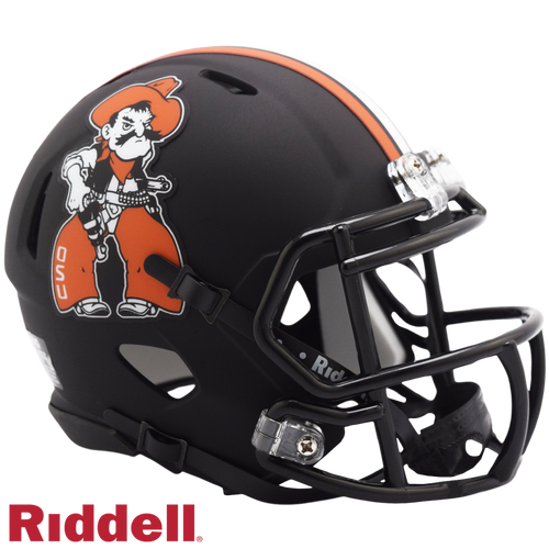 Oklahoma State Cowboys Helmet Riddell Replica Mini Speed Style Pistol Pete - Riddell