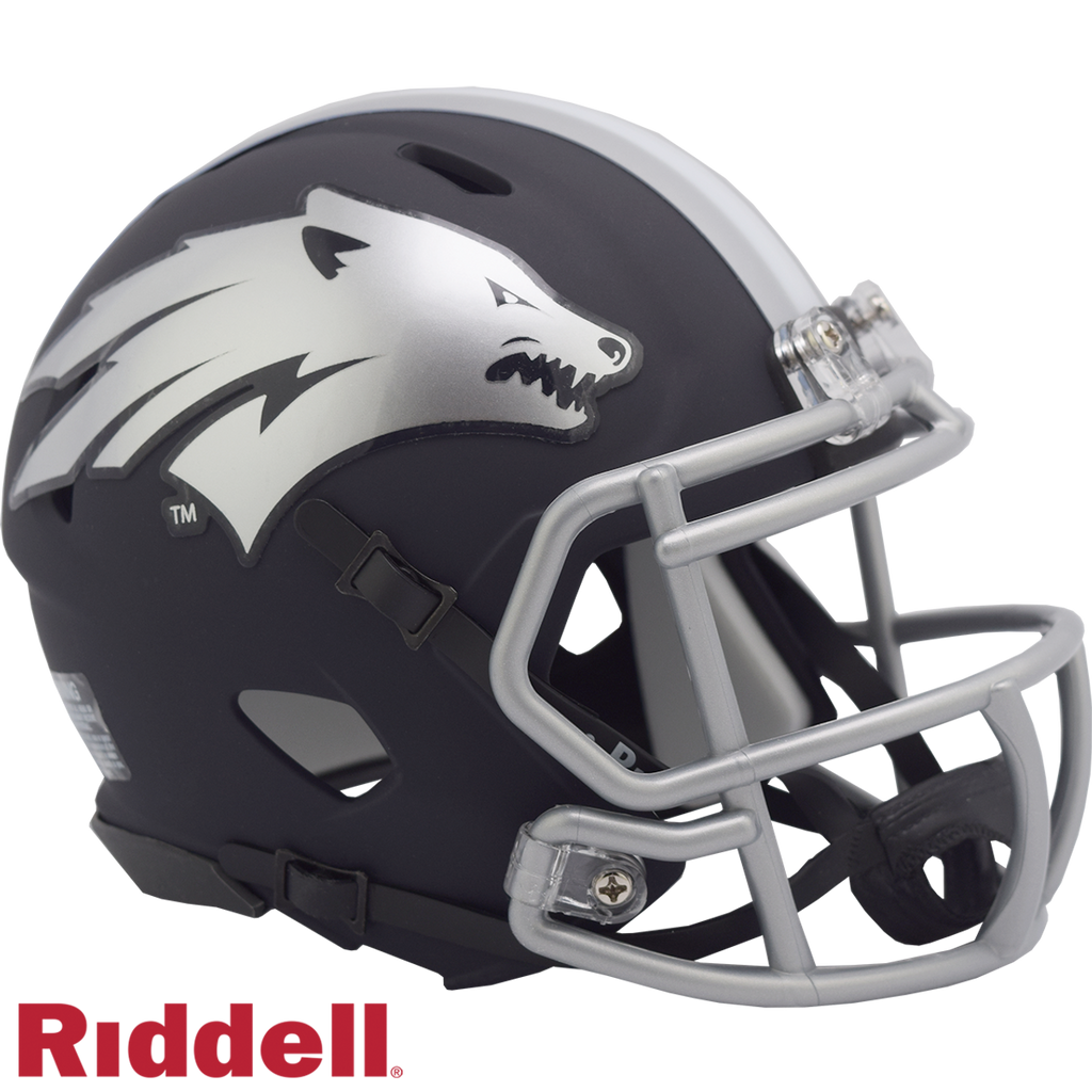 Nevada Wolf Pack Helmet Riddell Replica Mini Speed Style - Riddell