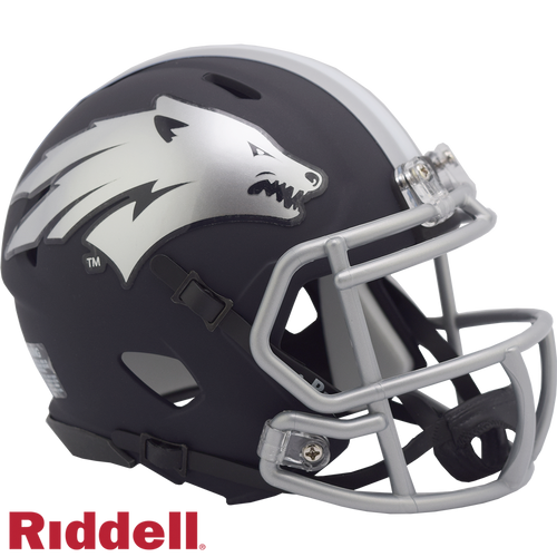 Nevada Wolf Pack Helmet Riddell Replica Mini Speed Style - Riddell