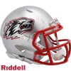 New Mexico Lobos Helmet Riddell Replica Mini Speed Style Silver - Riddell