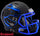 Boise State Broncos Helmet Riddell Replica Mini Speed Style Matte Black 2024 - Riddell
