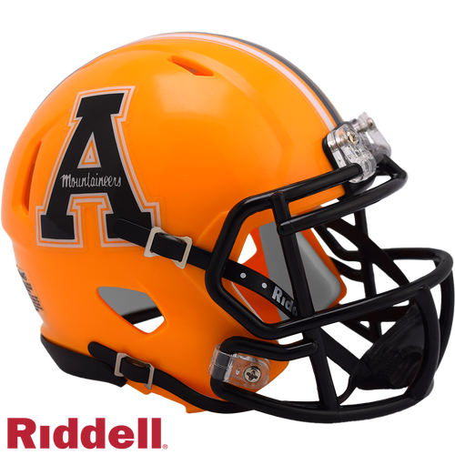 Appalachian State Mountaineers Helmet Riddell Replica Mini Speed Style Gold - Riddell