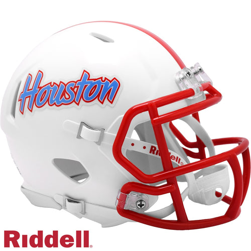 Houston Cougars Helmet Riddell Replica Mini Speed Style Throwback - Riddell