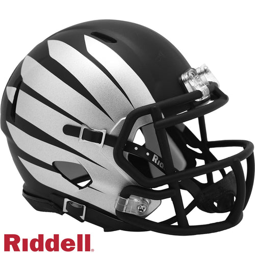 Oregon Ducks Helmet Riddell Replica Mini Speed Style Black with Wings - Riddell
