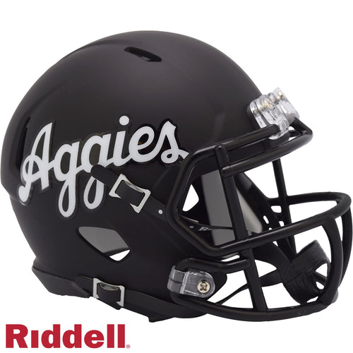 Texas A&M Aggies Helmet Riddell Replica Mini Speed Style Script - Riddell