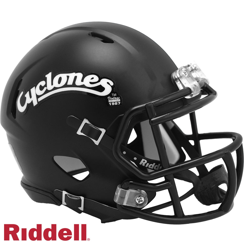 Iowa State Cyclones Helmet Riddell Replica Mini Speed Style Black - Riddell