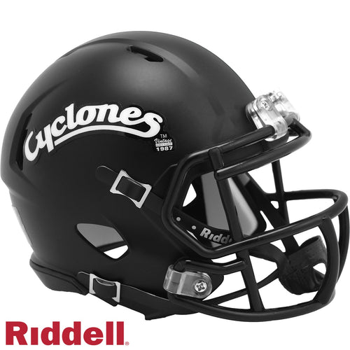 Iowa State Cyclones Helmet Riddell Replica Mini Speed Style Black - Riddell